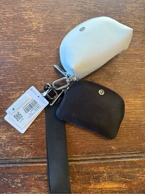 NWT Lululemon dual pouch wristlet